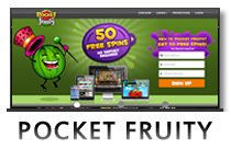 Free slots spins at Pocket Fruity