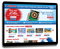 No download slots at Lady Lucks