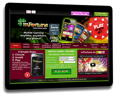 mFortune Mobile Casino, no download required